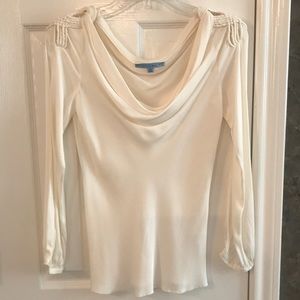 New Antonio Melani Women Blouse Size XS Cream
